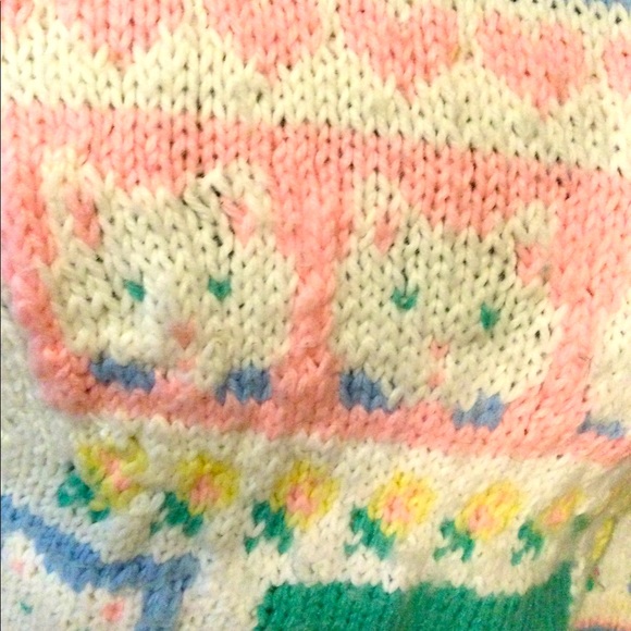 😸PRE-TEEN HAND-KNIT CAT SWEATER - Picture 4 of 6